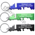 Breloc aluminiu camion, Domnul este cu tine viteazule!